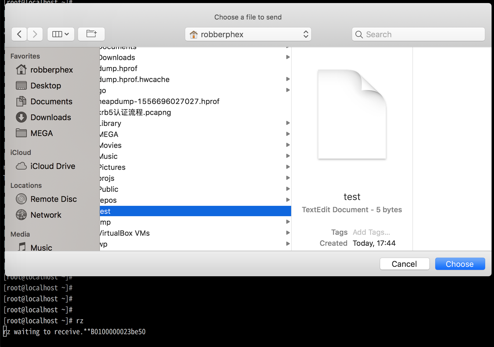 上传文件-选择文件上传